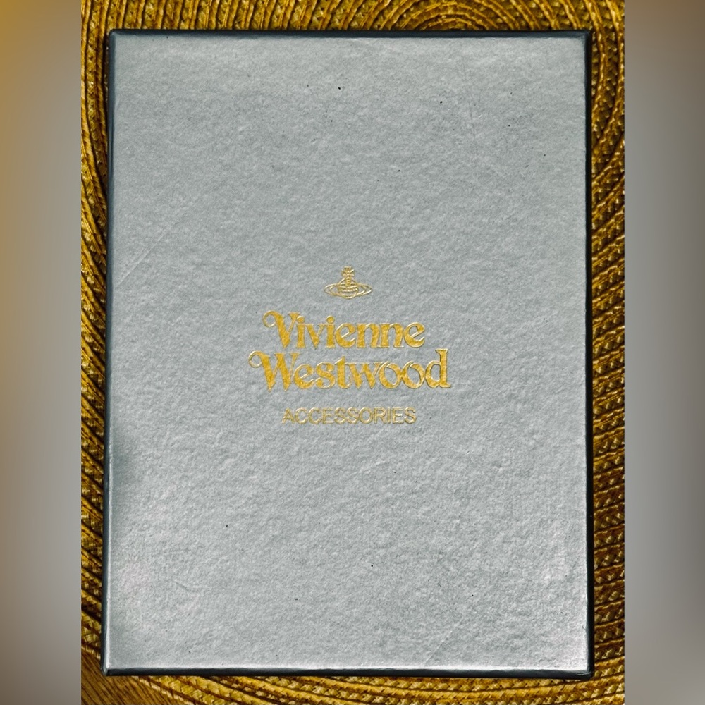 ❌❌sold❌❌Vivienne Westwood Black Orb Bifold Wallet w/ box and tags - Picture 8 of 9